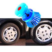 Kit 3 Escova para Aplicação de Pretinho e Rezina em Pneus Rodas veículo Bancos Carros Martelinho