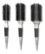 Kit 3 Escovas Branca Thermal Metallic Cerda Dupla Marco Boni Branco