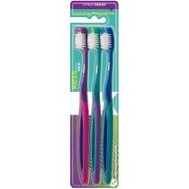 Kit 3 Escovas Dentais Kess Cerdas Médias Multicor Basic Pack Kit 3 Escovas Dentais Kess Cerdas Médias Multicor Basic Pack