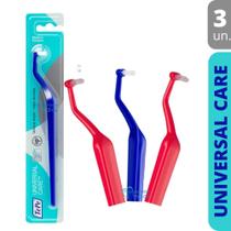 KIT 3 Escovas Dentais para implantes Tepe Universal Care