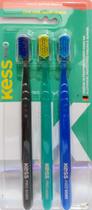 Kit 3 Escovas Dental Extra Macias Vd Pt Kess Pro 6580