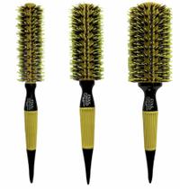 Kit 3 Escovas Evas Therm Profissional Original Roger