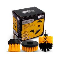 Kit 3 Escovas Limpeza Box Sofás Tapetes Estofados CW100 OZ