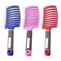 Kit 3 Escovas Raquete Hairdo Vazada Profissional Cor Sortida Kit 3 Escovas Raquete Hairdo Vazada Profissional Cor Sortida