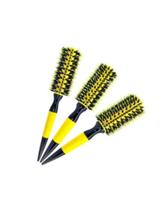 Kit 3 Escovas Térmica Antiestática Cerâmica Javali - T-Hair - Tamanho 20,25 e 30