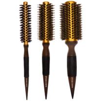 Kit 3 Escovas Thermal Metalic 32/40/60MM Marco Boni Kit 3 Escovas Thermal Metalic 32/40/60MM Marco Boni