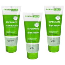 Kit 3 Esfoliante Ácido Salicílico Pele Oleosa Dermachem 100g Kit 3 Esfoliante Ácido Salicílico Pele Oleosa Dermachem 100g