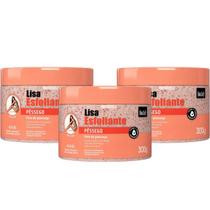 Kit 3 Esfoliante Corporal Facial Lisa BioSoft Pessego Antioxidante Luminosidade Hidratante 300g Kit 3 Esfoliante Corporal Facial Lisa BioSoft Pessego Antioxidante Luminosidade Hidratante 300g