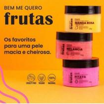 Kit 3 Esfoliante Corporal Poran 250g - Pitaya, Manga Rosa e Melancia