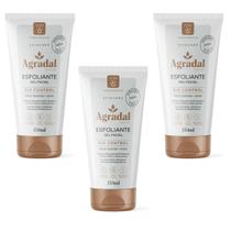 Kit 3 Esfoliante Gel Facial Control Melaleuca Agradal 150ml