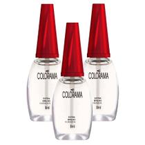 Kit 3 Esmalte Colorama Cuidados Extra Brilho com 8ml Kit 3 Esmalte Colorama Cuidados Extra Brilho com 8ml