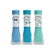 Kit 3 Esmalte Dailus Dai Goods Tarde na Praia Cores Azul Verde Menta