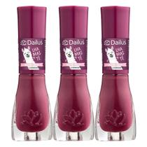 Kit 3 Esmalte Dailus Lhamastê Cor Haja Paciência! com 8ml Kit 3 Esmalte Dailus Lhamastê Cor Haja Paciência! com 8ml