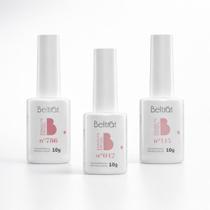 Kit 3 Esmalte Em Gel Tons De Nude Beltrat - nº 145 042 786 Kit 3 Esmalte Em Gel Tons De Nude Beltrat - nº 145 042 786