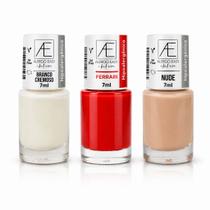 kit 3 esmalte Hipoalergenico alergo Easy