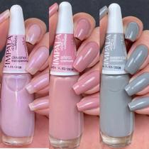 Kit 3 Esmalte Impala A Cor da Sua Moda 6, Devaneio , Afeto e Essencial