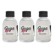Kit 3 Esmalte Intensificador de Cor e Brilho Base Pro 100ml Guga