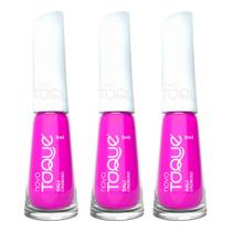 Kit 3 Esmalte Novo Toque Bali Cremoso 8ml