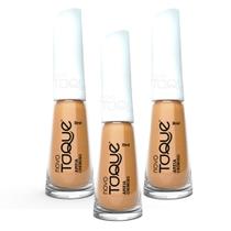 Kit 3 Esmalte Novo Toque Cremoso Cor Areia 8ml Kit 3 Esmalte Novo Toque Cremoso Cor Areia 8ml
