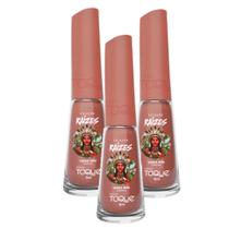 Kit 3 Esmalte Novo Toque Raízes Cremoso Cor Terra Mãe 8ml Kit 3 Esmalte Novo Toque Raízes Cremoso Cor Terra Mãe 8ml