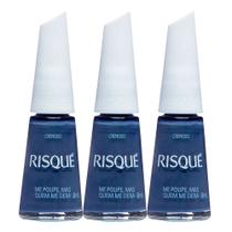 Kit 3 Esmalte Risqué Cor Me Poupe, Mas Quem Me Dera 8ml