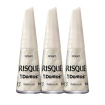 Kit 3 Esmalte Risqué e Doritos Metálico Cor Triangulum 8ml Kit 3 Esmalte Risqué e Doritos Metálico Cor Triangulum 8ml