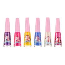 Kit 3 Esmaltes Unicórnio Infantil Safira Cores Coloridos Criança Unhas Kit 3 Esmaltes Unicórnio Infantil Safira Cores Coloridos Criança Unhas