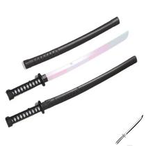 Kit 3 Espada Ninja Samurai Som e Luz Sensor de Movimento + Pilhas