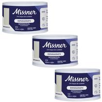 Kit 3 Esparadrapo Impermeável Branco 2,5cm X 4,5m - Missner Kit 3 Esparadrapo Impermeável Branco 2,5cm X 4,5m - Missner