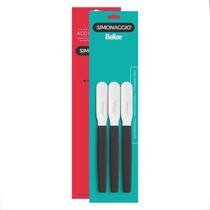 Kit 3 Espátula cor Preta para Manteiga da marca Simonaggio Kit 3 Espátula cor Preta para Manteiga da marca Simonaggio