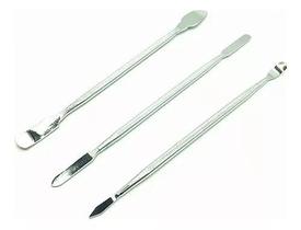 Kit 3 Espátula Metal Manutenção Reparo Celular Fone Notebook Kit 3 Espátula Metal Manutenção Reparo Celular Fone Notebook