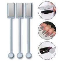 Kit 3 Espátula Ponta Dupla Imã Magnético Unhas Olho de Gato Manicure Nail Art Nail Designer Unhas Decoradas Kit 3 Espátula Ponta Dupla Imã Magnético Unhas Olho de Gato Manicure Nail Art Nail Designer Unhas Decoradas