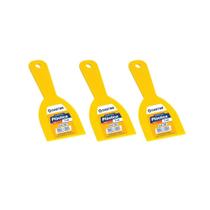 Kit 3 Espátulas Lisas 7cm Multiuso de Plástico - Castor Kit 3 Espátulas Lisas 7cm Multiuso de Plástico - Castor