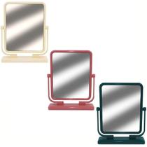 Kit 3 Espelhos de Mesa Dupla Face para Maquiagem Bancada