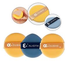 Kit 3 Esponjas De Maquiagem Profissionais Para Pó Compacto