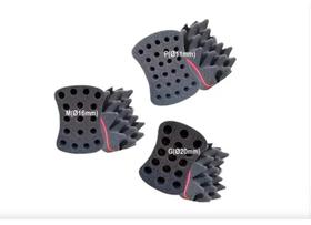 Kit 3 Esponjas Nudred Dupla Casca De Ovo Turbo P M G Cabelo Afro