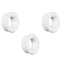 Kit 3 Espude para Ligacao de Vaso Sanitario Tigre PVC Branco