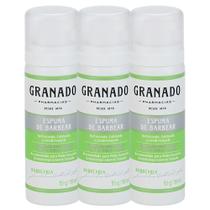 Kit 3 Espuma de Barbear Granado Peles Sensíveis 59ml Granado