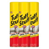 Kit 3 Espuma de Limpeza Multiuso Tuff Stuff Spray Automotivo Estofados e Superfícies Capetes, tapetes Kit 3 Espuma de Limpeza Multiuso Tuff Stuff Spray Automotivo Estofados e Superfícies Capetes, tapetes