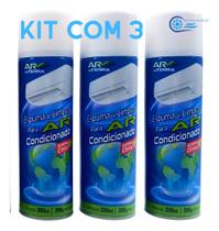Kit 3 Espuma De Limpeza Profunda P/ Ar Condicionado Cítrico Kit 3 Espuma De Limpeza Profunda P/ Ar Condicionado Cítrico