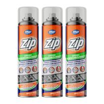 Kit 3 Espuma Desengordurante Uso Geral Spray Zip Clean 300ml