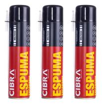 Kit 3 Espuma Expansiva Pro 340g Cibra com Alta Aderência Kit 3 Espuma Expansiva Pro 340g Cibra com Alta Aderência