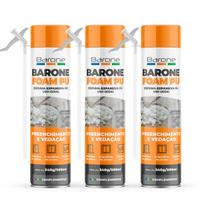 Kit 3 Espuma Expansiva PU 500ml/340g Isolamento Acústico Porta Janela Telhado Batente Automotivo Kit 3 Espuma Expansiva PU 500ml/340g Isolamento Acústico Porta Janela Telhado Batente Automotivo