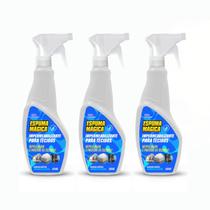Kit 3 Espuma Mágica Impermeabilizante para Tecidos 500ml