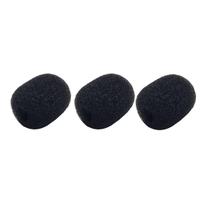 Kit 3 Espuma Para Microfone Headset E Lapela 19Mm X 15Mm