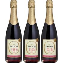 Kit 3 Espumante Salton Zero Alcool Tinto 750ml Kit 3 Espumante Salton Zero Alcool Tinto 750ml