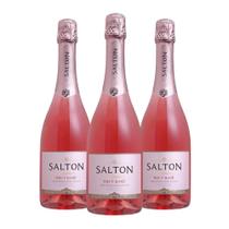 Kit 3 Espumantes Salton Brut Rose 750ml