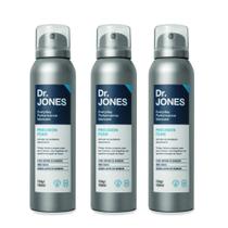 Kit 3 Espumas de Barbear Hidratante Precision Foam Dr Jones 160ml