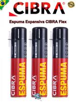 Kit 3 Espumas Expansivas PU Multiuso 500ml/340grs Cibra Kit 3 Espumas Expansivas PU Multiuso 500ml/340grs Cibra