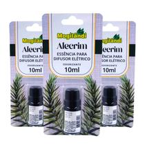 Kit 3 Essencia p/ Difusor Elétrico Alecrim Mogilândi 10ml